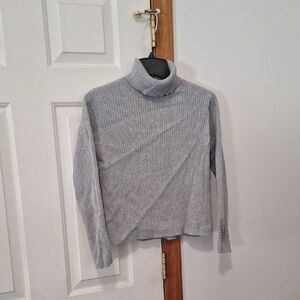 Gray Turtleneck Sweater, Liz Claiborne Villager Sport
